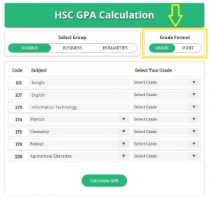 Select HSC Grade