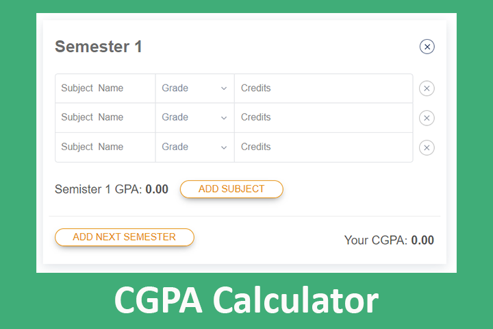 CGPA Calculator